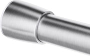 Supporto per docciaschiuma con telescopio extra corto in acciaio inossidabile - estensibile - senza foratura - finitura grigio-argento - 66-107 cm docciaschiuma estensibile