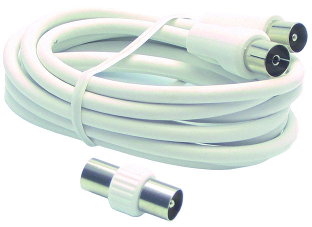 PROLUNGA COASSIALE TV mt. 5 con adattatore 10.00 pz