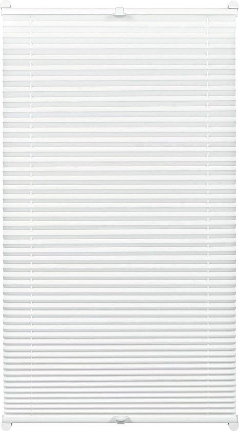 Rolgordino Visibile da Fuori Bianco 40 x 130 Cm (LxAltezza) con Supporti e Guide per Finestre e Porte Schermo Fissato