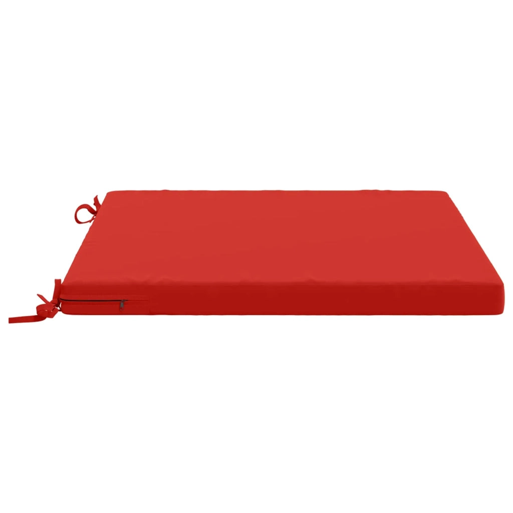 Cuscini per Sedia in 4 Pezzi SOEST 4 pz 100% Poliestere Rosso 944694