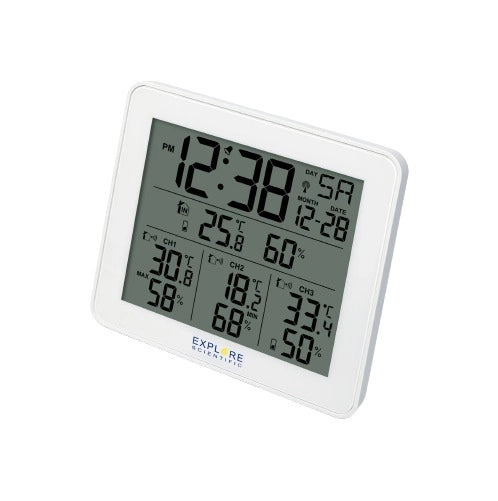 Stazione meteo EXPLORE SCIENTIFIC radiocontrollata con allarme WSH4003