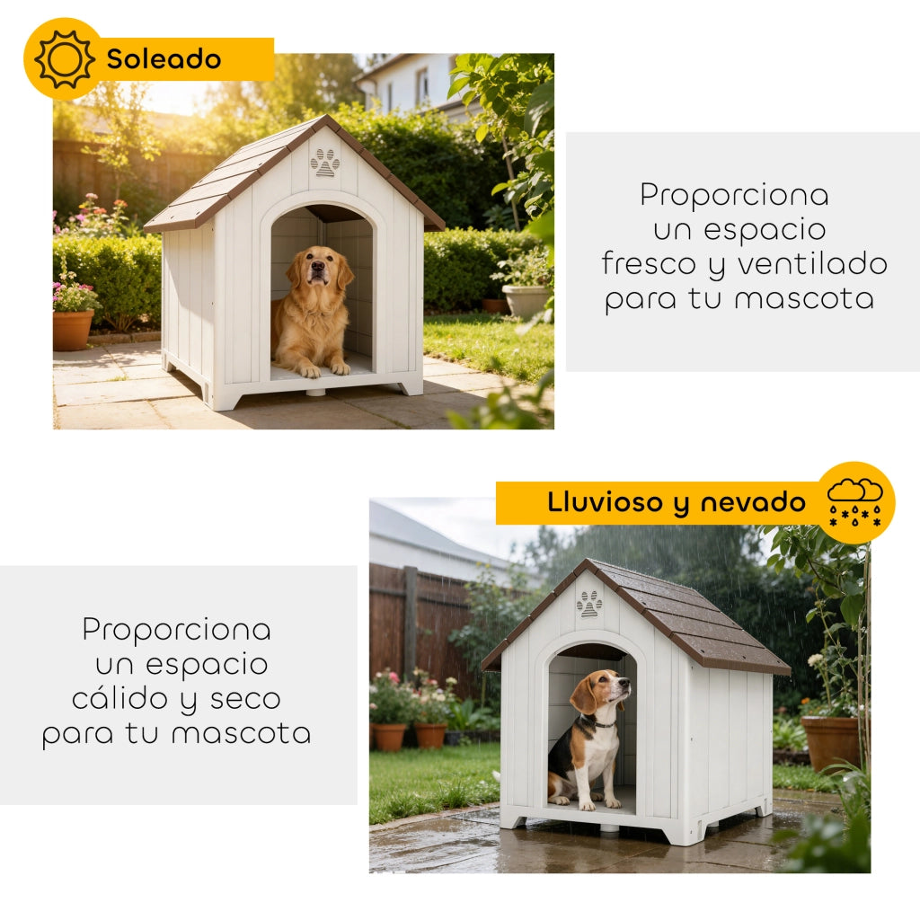 Cuccia per Cani Esterno Casa per Cani Grandi ¨C Minimal ¨C Marrone Scuro