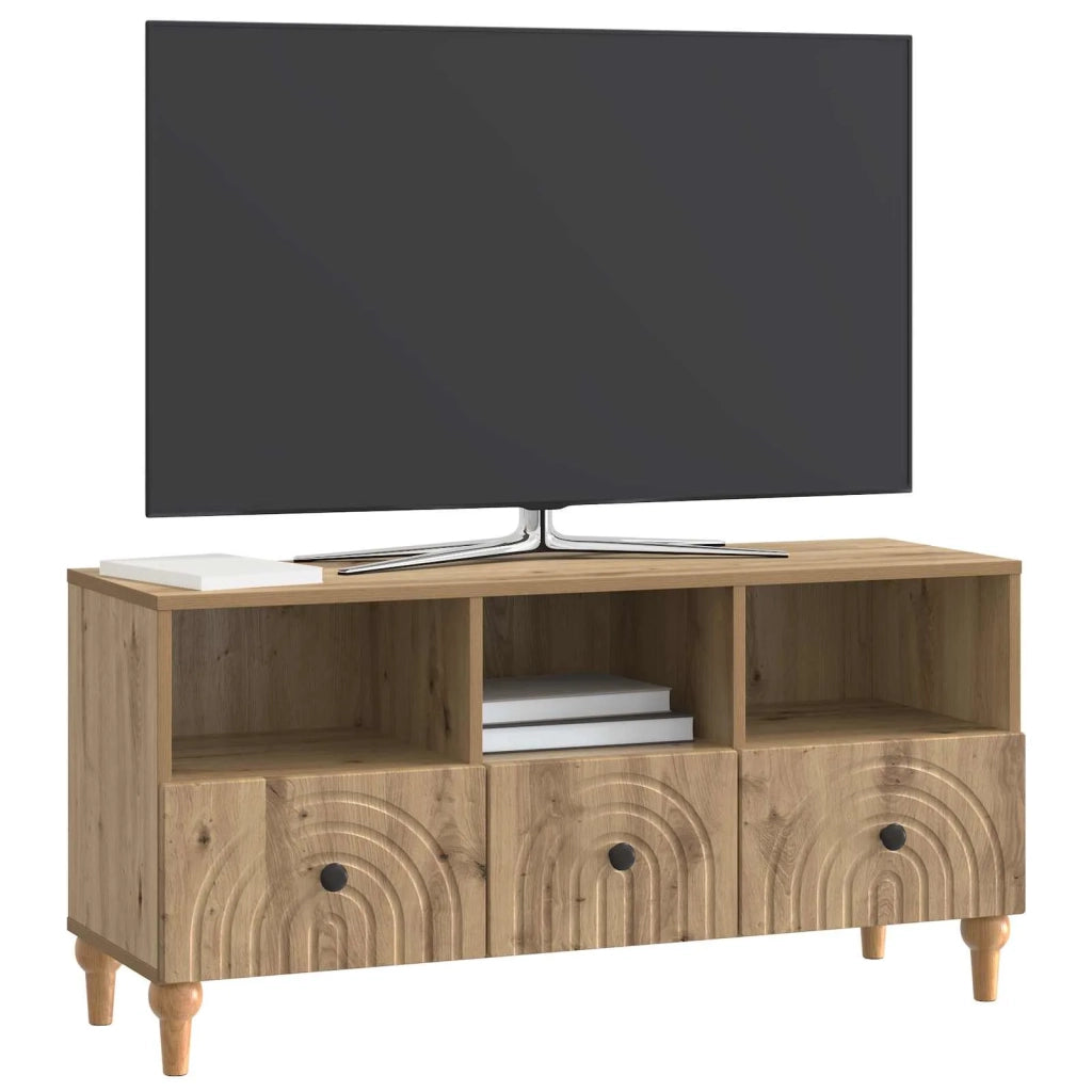 Mobile TV-Credenza per TV Rovere Artigianale 102 x 34,5 x 50 cm 516626