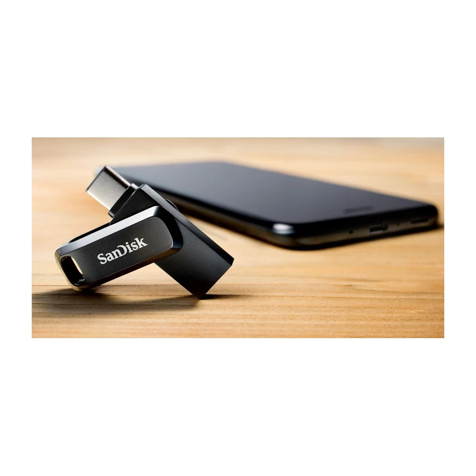 Chiavetta USB SanDisk Ultra Dual Drive Go da 512 GB USB Type-A / USB Type-C 3.2 Gen 1 (3.1 Gen 1) nera
