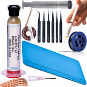 Set di Saldatura Rosfix – Topnik Flux RMA-223, Cavo Stagno 0,8mm, Tappetino Antistatico