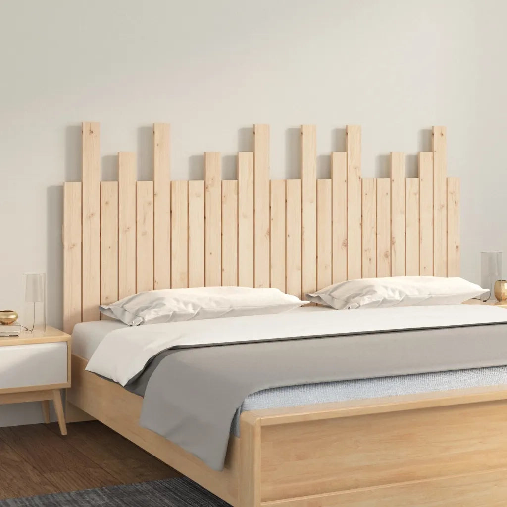 Testiera | Testata da Parete 159,5x3x80 cm in Legno Massello di Pino