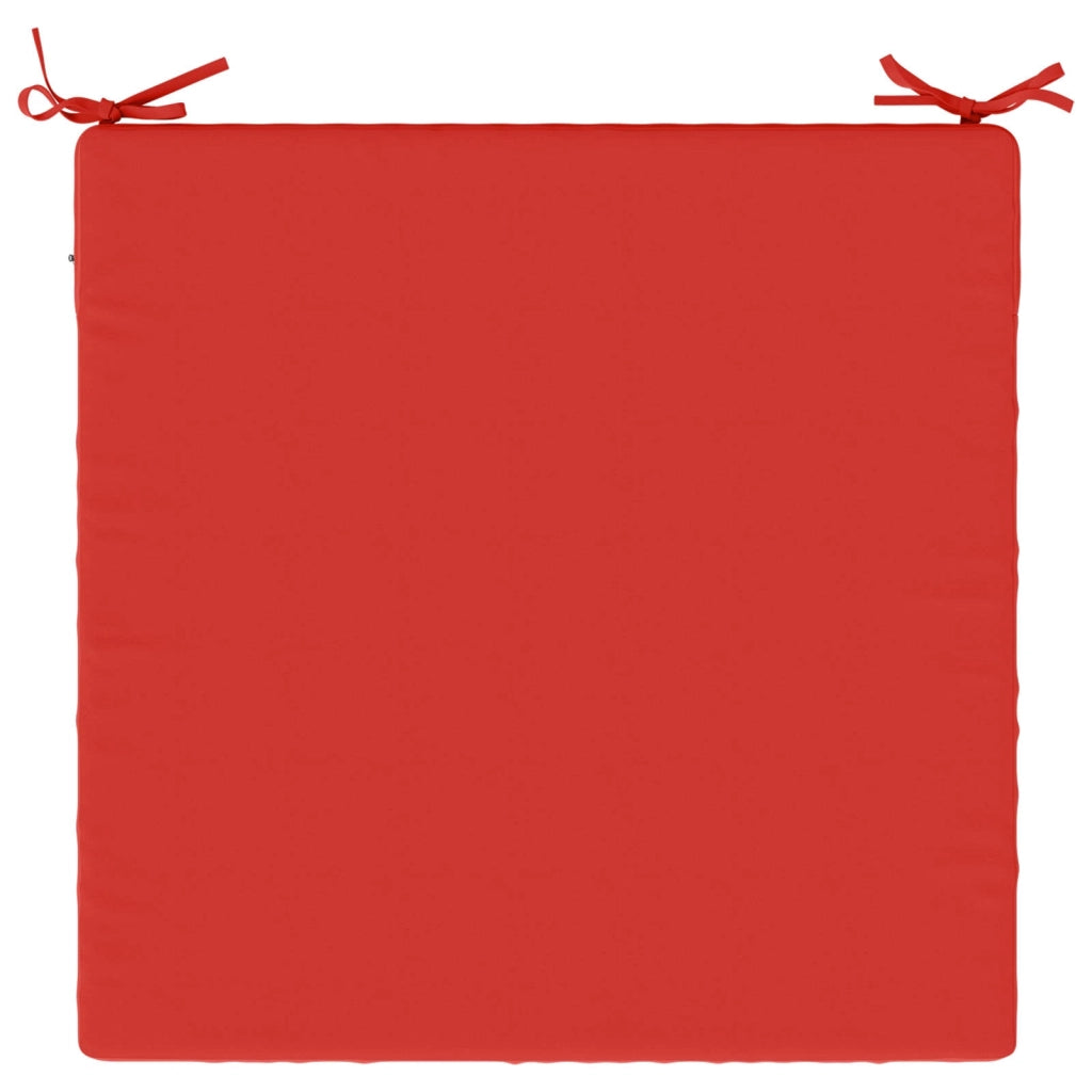 Cuscini per Sedia in 4 Pezzi SOEST 4 pz 100% Poliestere Rosso 944694