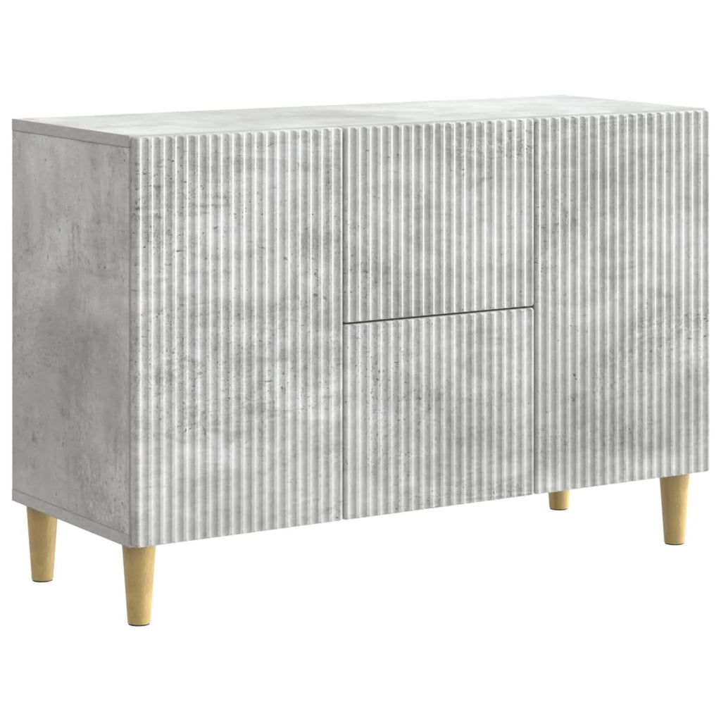 Credenza | Madia | Buffet da pranzo | Armadio da pranzo Grigio Cemento 89 x 34,5 x 60 cm Legno ingegnerizzato