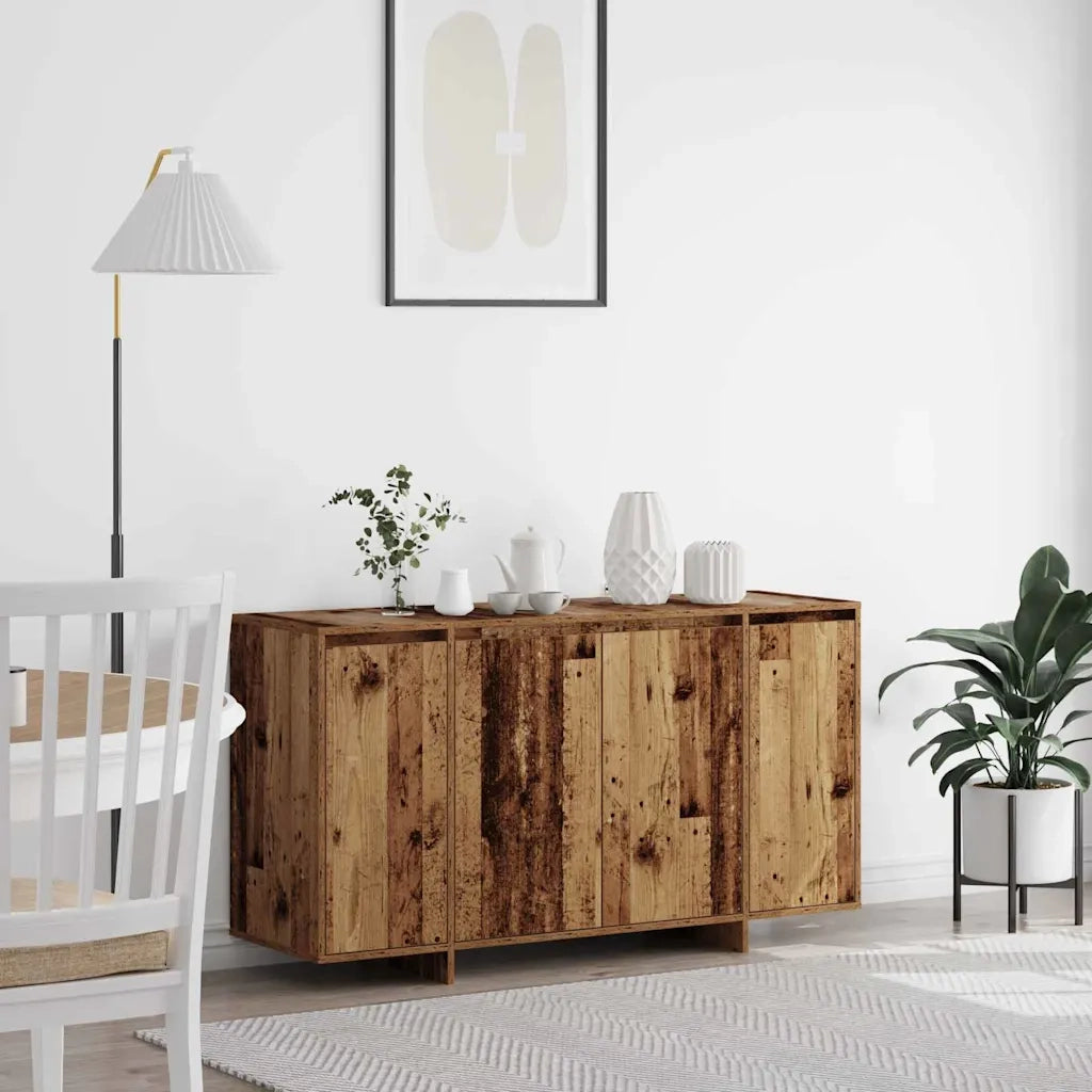 Credenza | Madia | Buffet da pranzo | Armadio da pranzo Legno vecchio 135 x 41 x 75 cm Legno multistrato