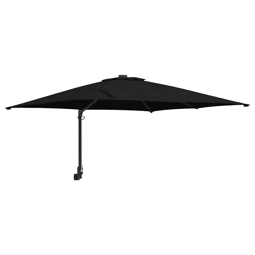 Ombrello | Parasol da giardino Nero 248,5 x 247,5 x 160 cm