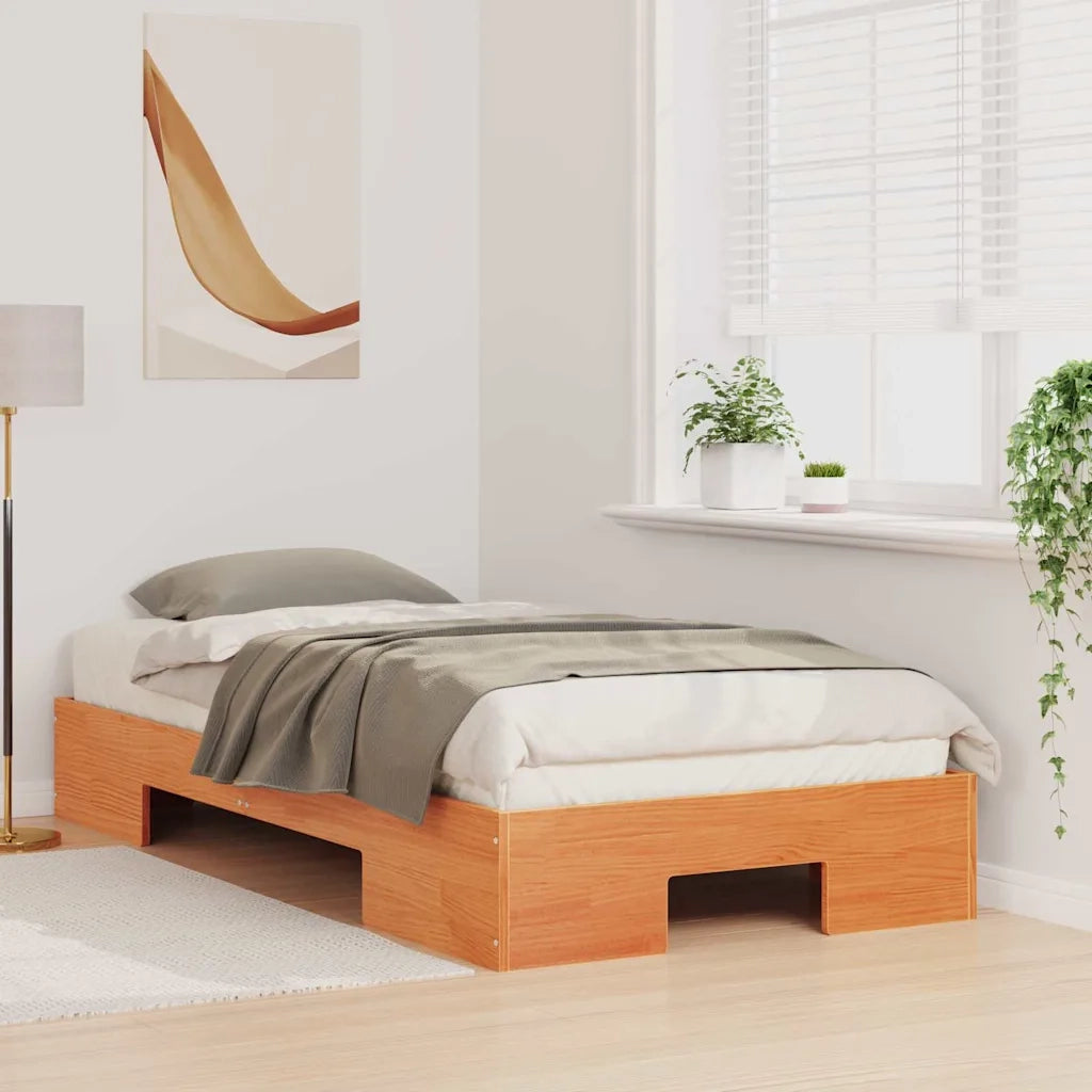 Struttura del letto-Giroletto Marrone 90 x 200 cm 485339