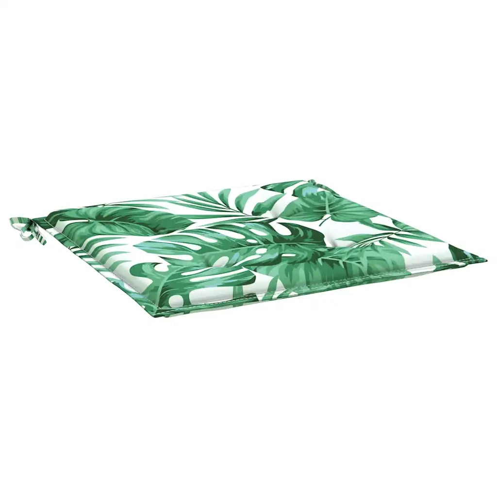 Cuscini per sedie 4 pz | Cuscini per sedie Motivo Foglia 50 x 50 x 4 cm