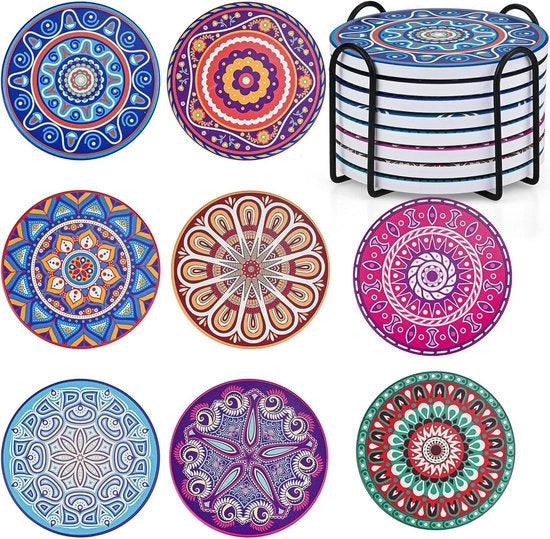 Sottofondi per pavimento - sottofondi ceramici - set da 8 - assorbenti
