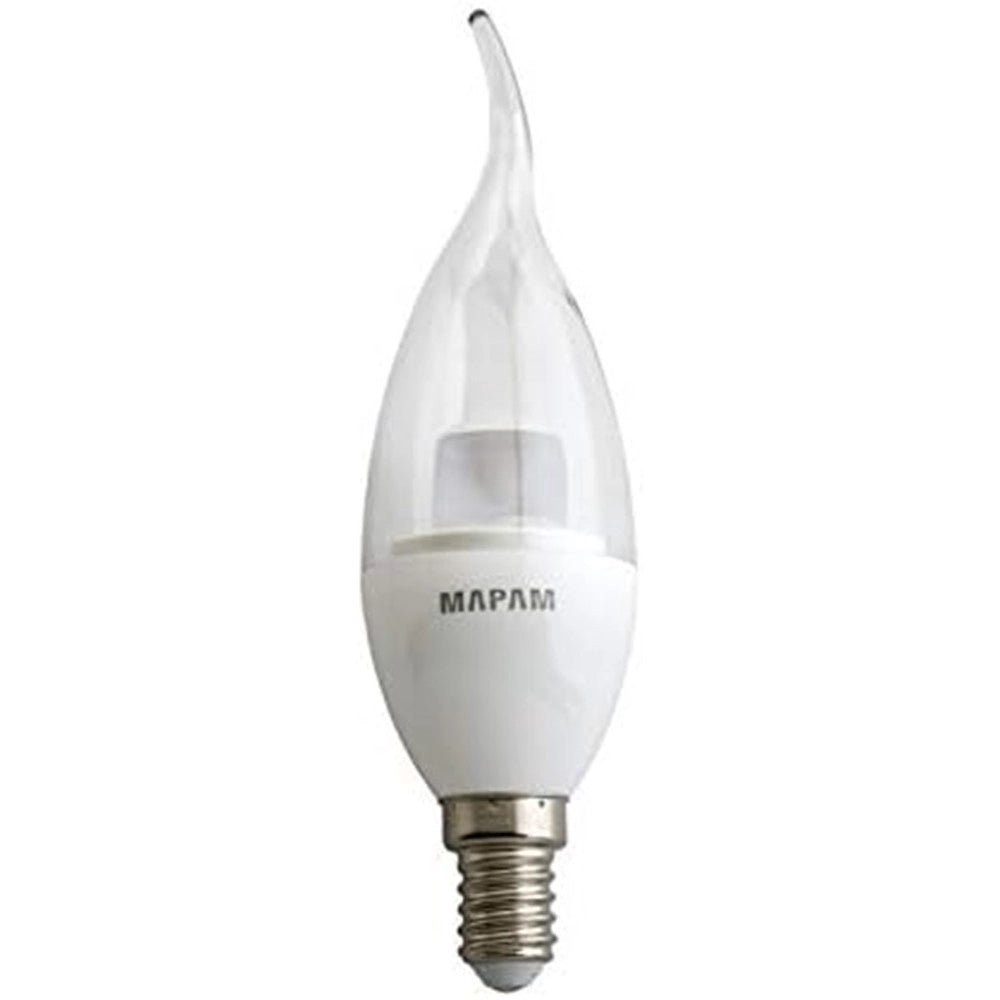 Trade Shop - Lampadina Led E14 Candela Trasparente 5 Watt Luce Calda 3000k Alta Qualità 00272 -