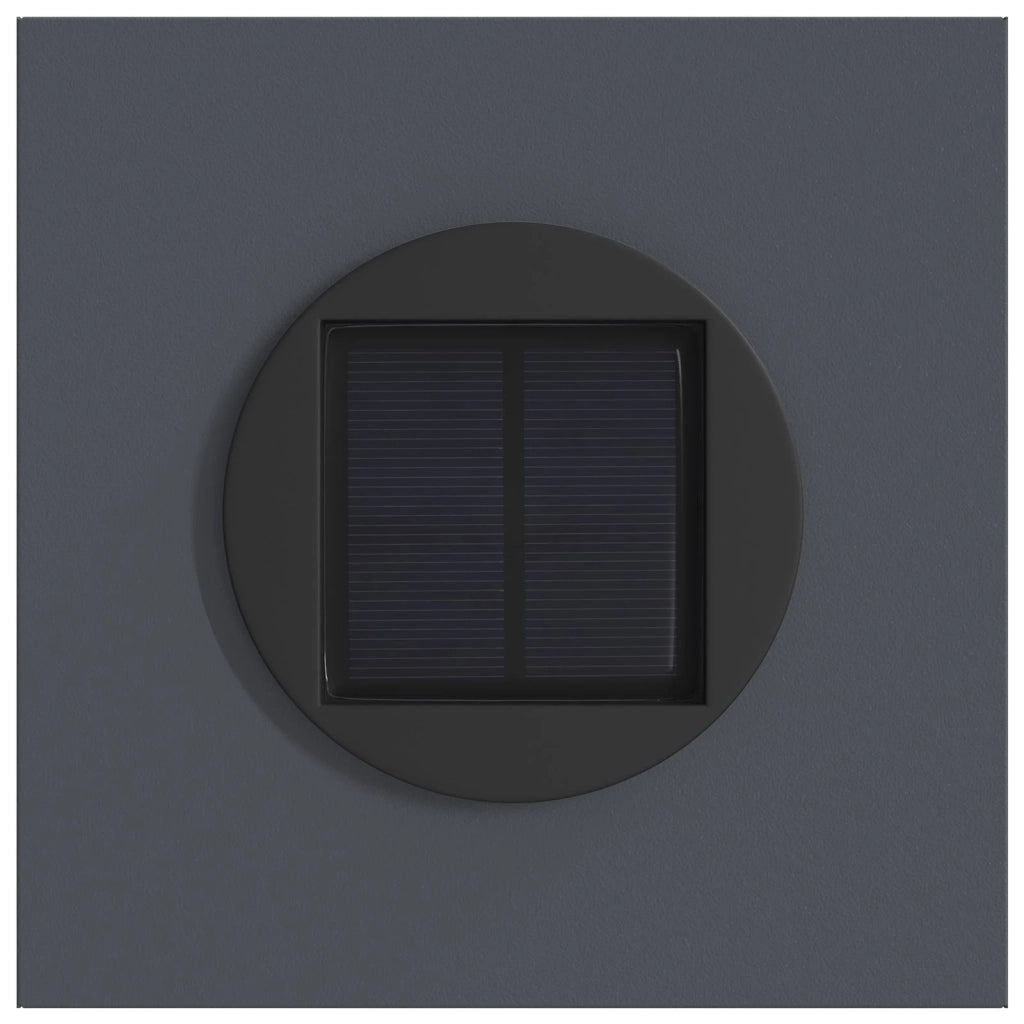 Faro LED solare per sentieri 2 pcs Antracite 879760