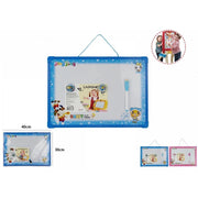 Trade Shop - Lavagna Magnetica Con Cornice In Plastica Per Bambini Con Pennarello Gioco 07686 -
