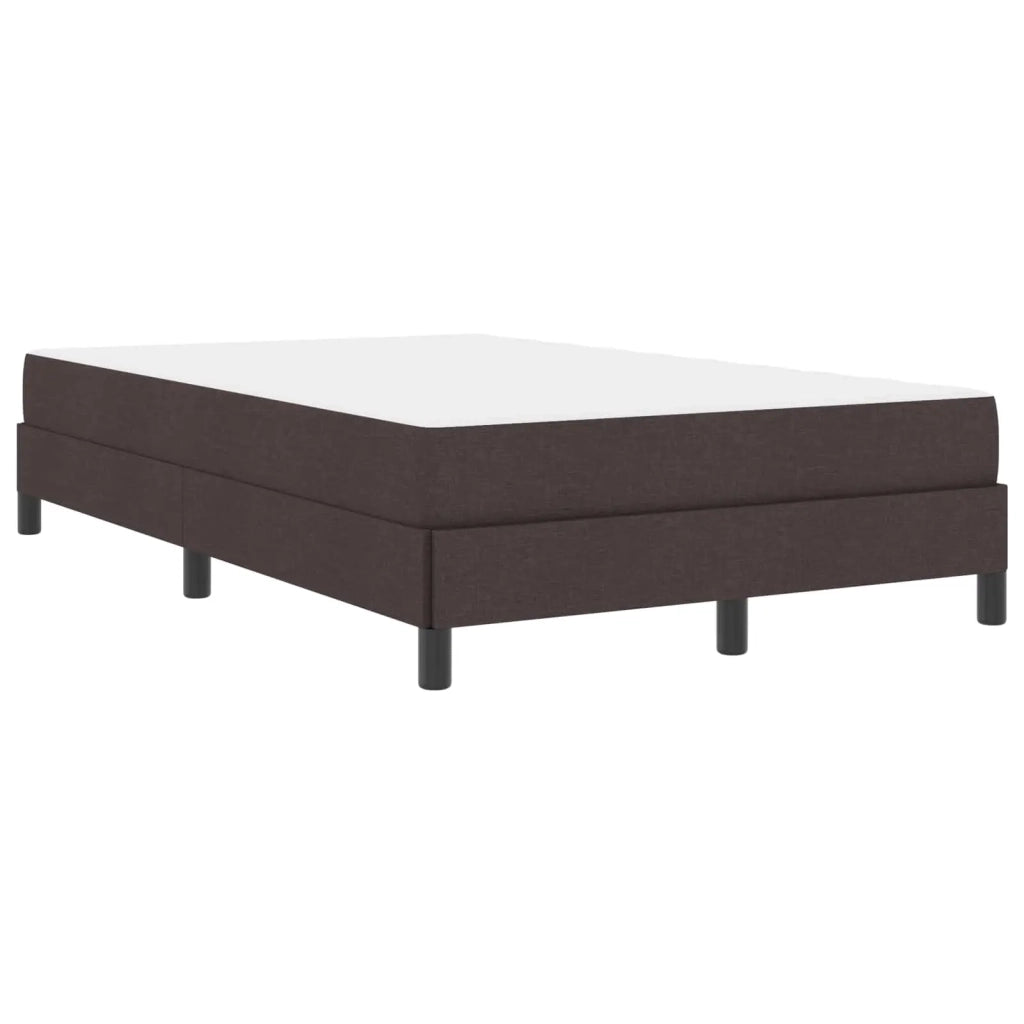 Letto a molle con materasso Marrone Scuro 120 x 200 cm Tessuto 3398482