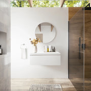 Cassettone sospeso 60 cm bianco opaco | Darwin