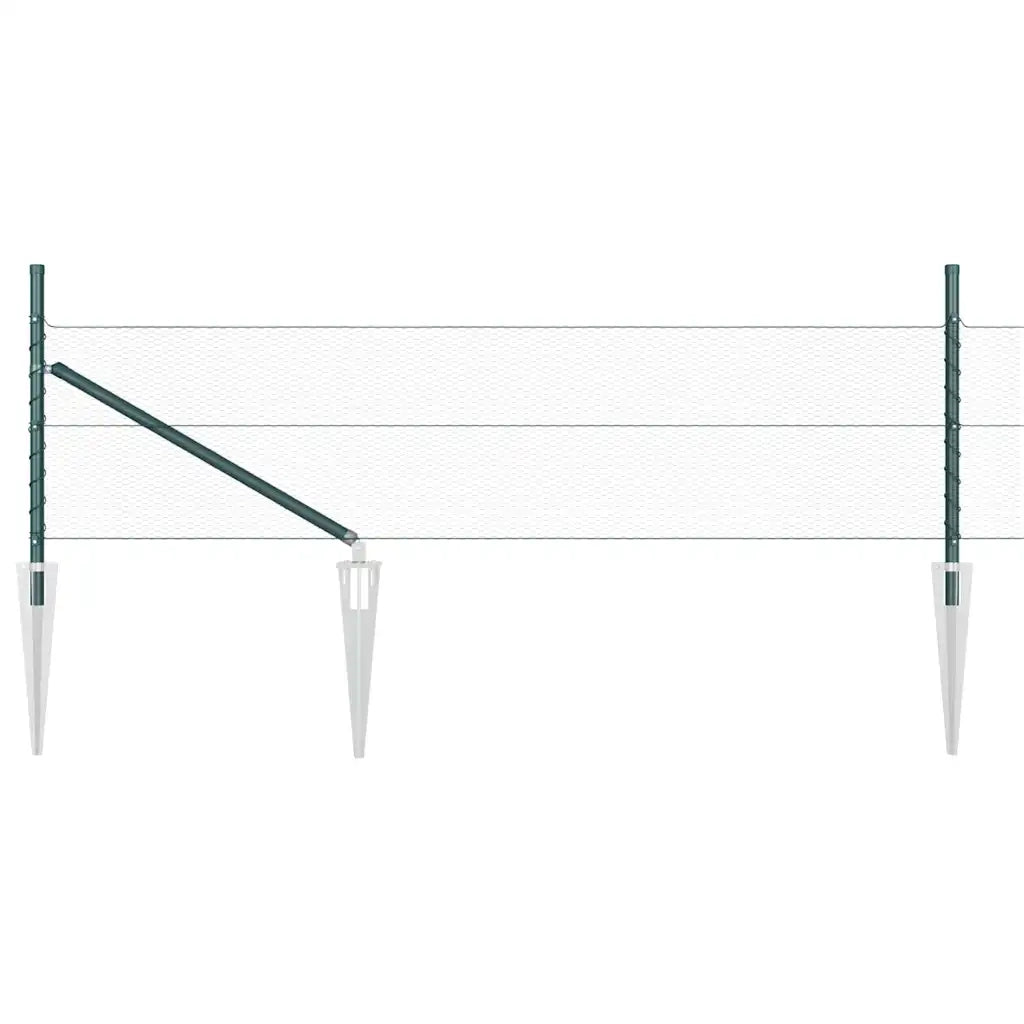 Palo della recinzione Verde 50 x 0,4 m (rete 13 mm)