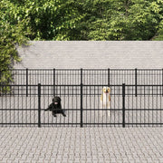 Gabbia per Cani da Esterno in Acciaio 47,05 m² 3124640