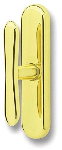 Ghidini FV24971 Uno Martellina Cremonese per Finestre su Placca Attacco Q7 Senza Gioco Ottone Cromo Satinato colore Cromo Satinato