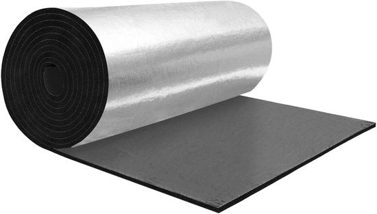 Isolante Acustico 10 mm - Isolazione Acustica - Isolazione Termica - Autoadesivo - Impermeabile - Adatto per Veicoli