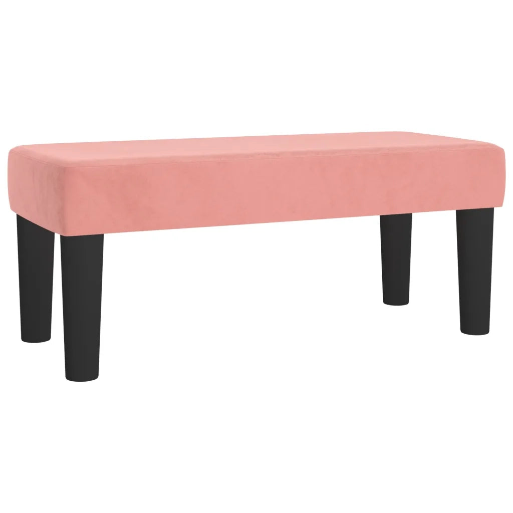Letto singolo | Letto per adulti | Giroletto a Molle con Materasso Rosa 80x200 cm in Velluto