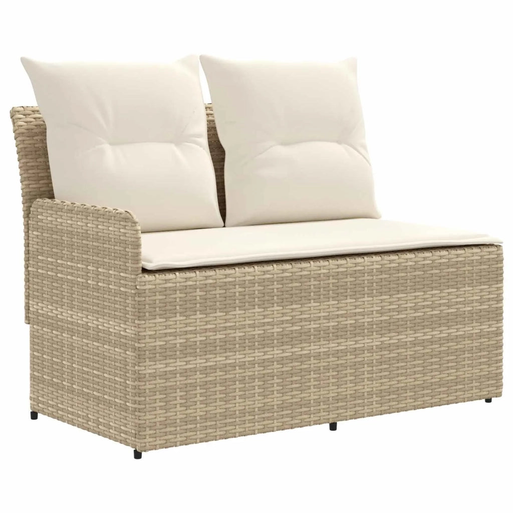 Sofa da giardino-Divano con braccioli da giardino con divano angolare 2 Pezzo 156156