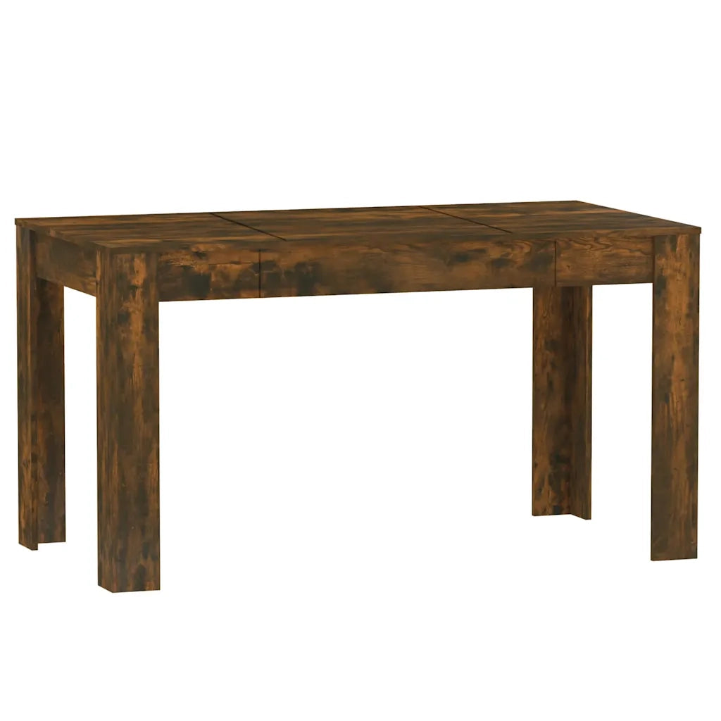Tavolo da Pranzo Rovere Fumo 140x74,5x76 cm Legno Multistrato 815198