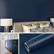 Foglia autoadesiva per mobili - impermeabile - 1 pezzo - blu - PVC