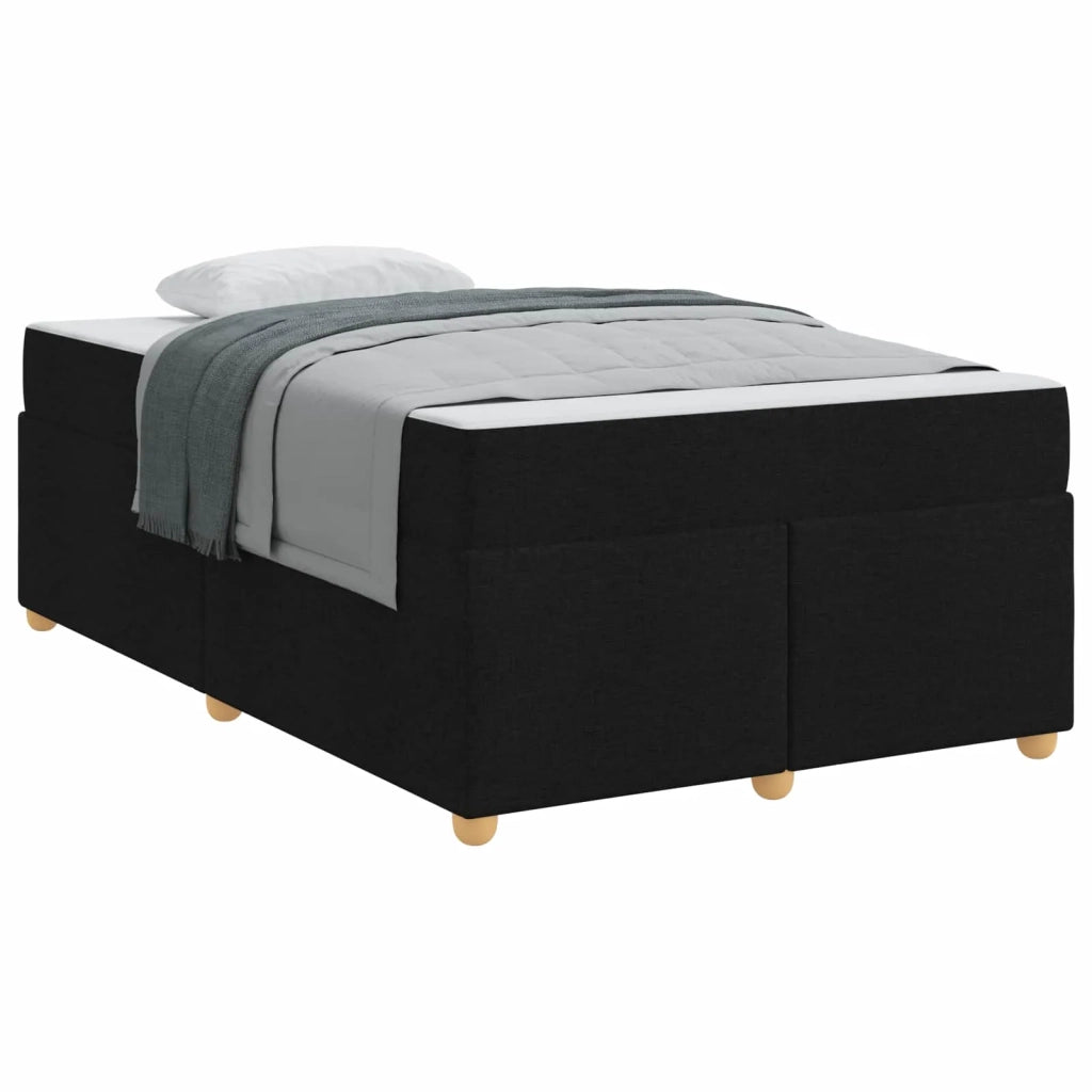 Struttura del letto con materasso Nero 120 x 190 cm Tessuto 3399344