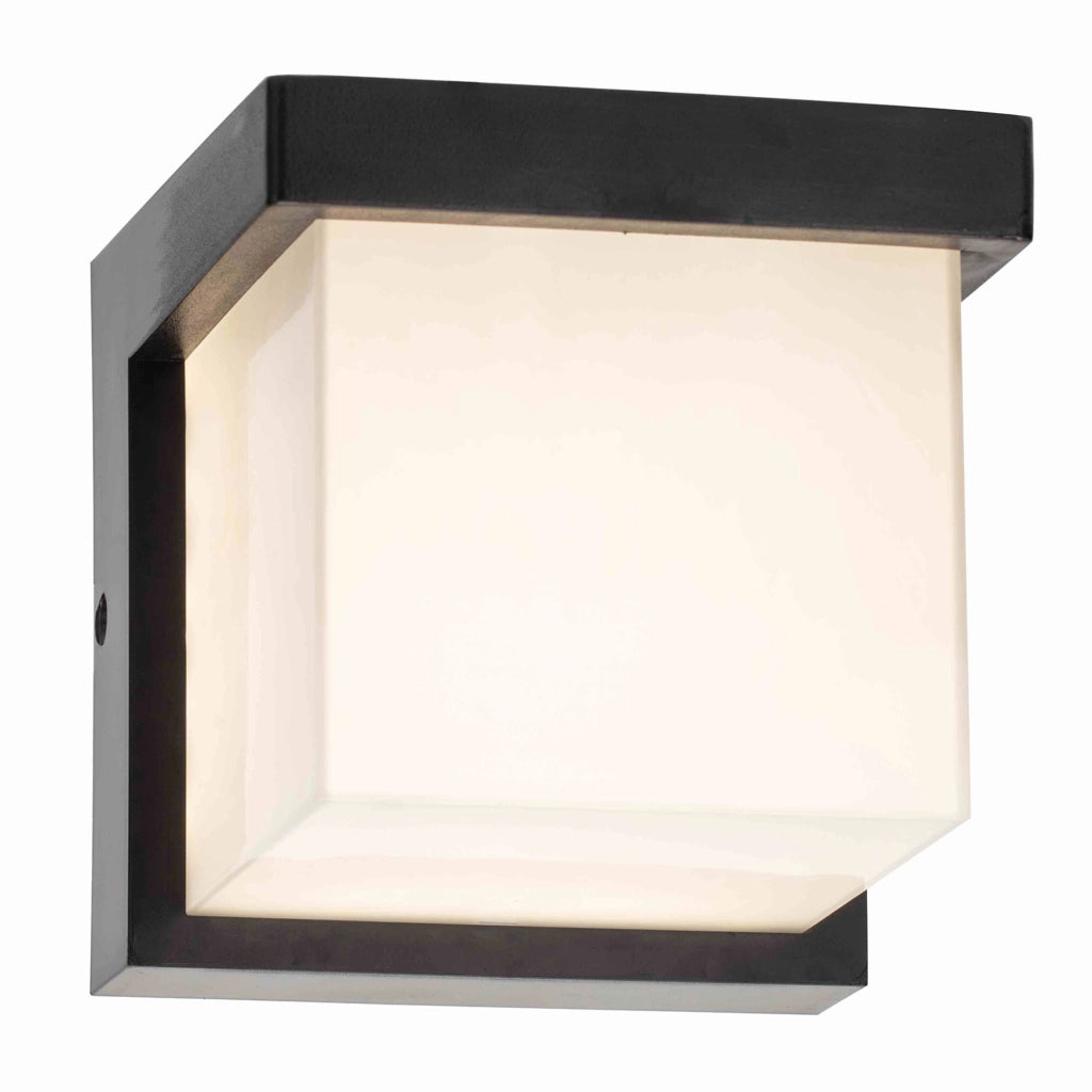Applique esterna LED 10W 4000K nera IP54 Morgan Polux