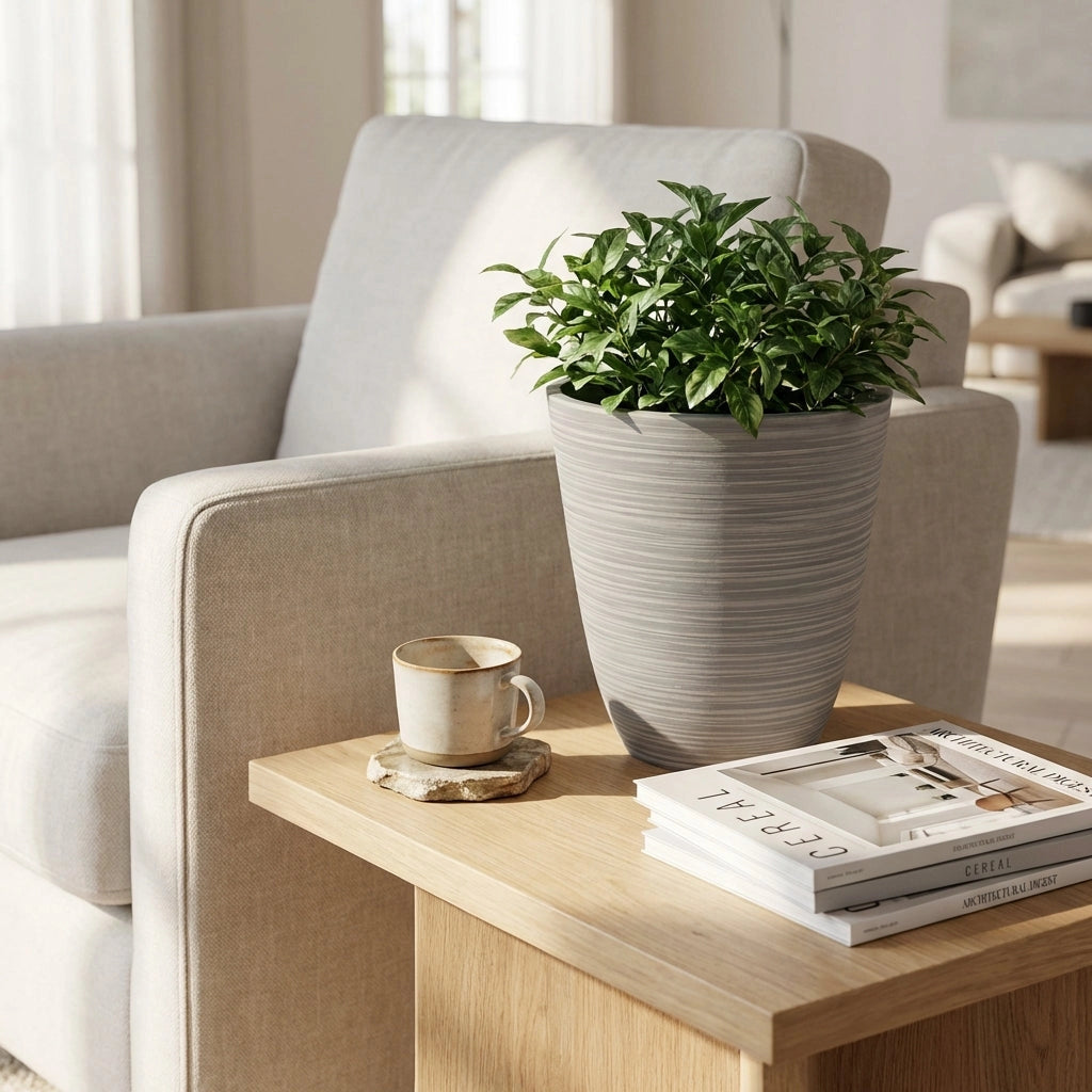 Vaso piccolo in Fibra sintetica cm 26x26x33 - CLEM
