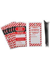 Set di 10 cartellini di pericolo "Fuori servizio", FR/EN/ES – THIRARD