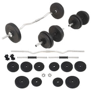 Set Bilanciere e Manubri 30 kgcod mxl 120872