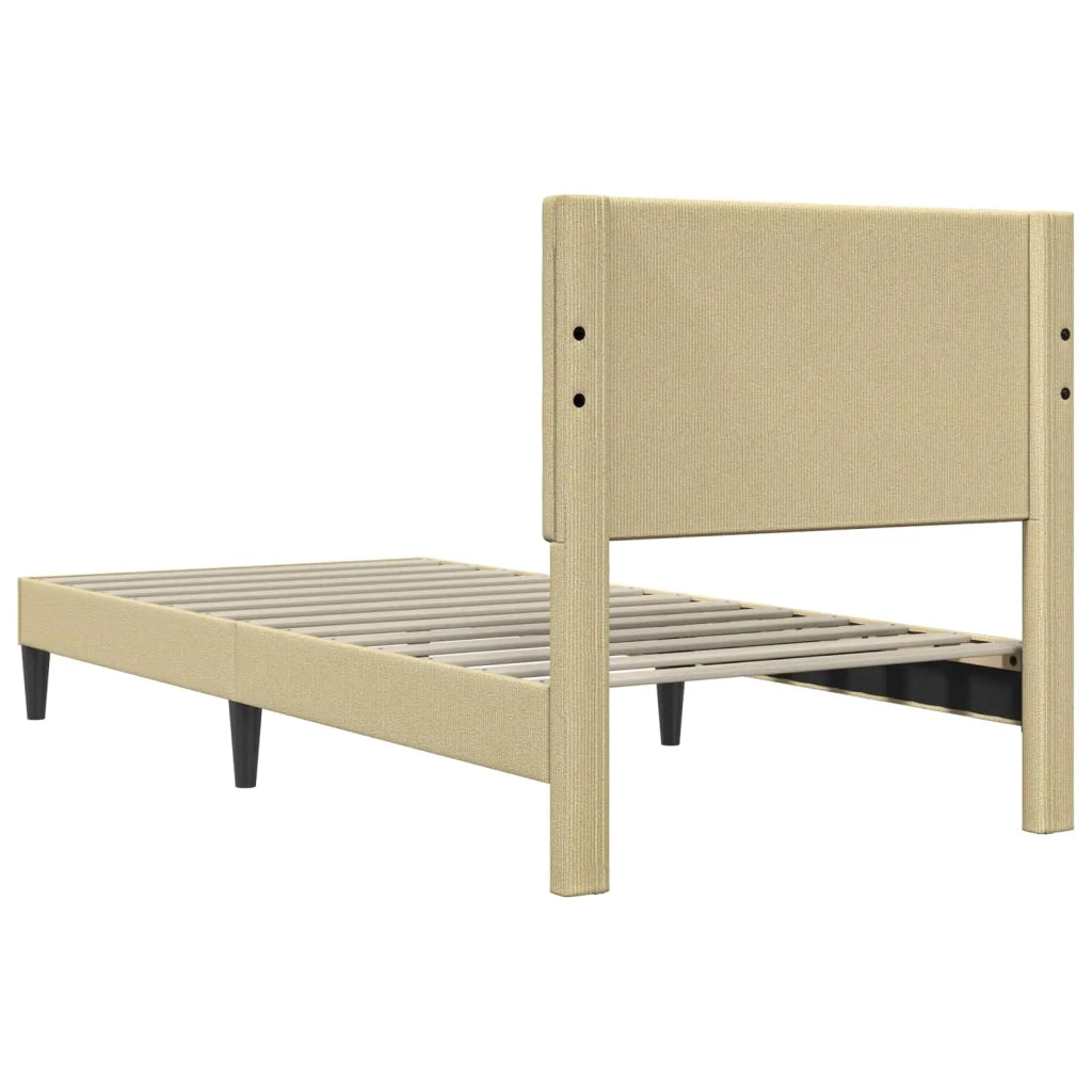 Letto singolo | Letto per adulti | Struttura del letto Grigio Verde Chiaro 90 x 200 cm