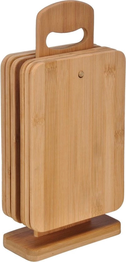 Set di Taglieri con Supporto - Accessori Cucina - Design Moderno - Tagliere - Set di Taglieri - Taglieri - Da Non Manicare in Cucina!
