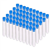 Contenitori di reazione 10 ml - 50 pezzi - Plastica - Cappuccio a vite - Inerte - Riciclabile - Ideali per esperimenti scientifici - Tubi di laboratorio
