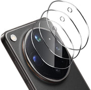 Protezione per teleobiettivo HD alta definizione - chiaro - resistente ai graffi - antifirma - 3 pezzi - compatibile con Oppo Find X9 Ultra - Protezione per teleobiettivo