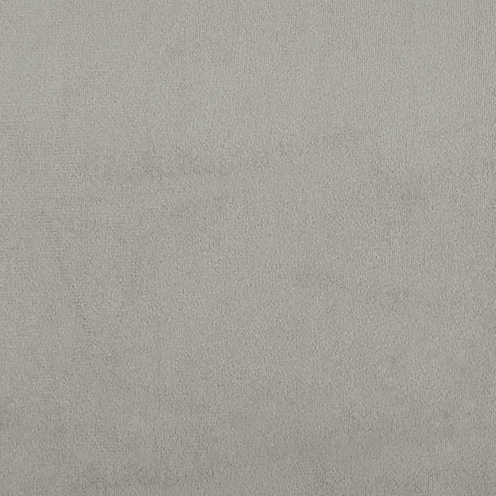 Poltrona Grigio Chiaro 60 cm Velluto 359509
