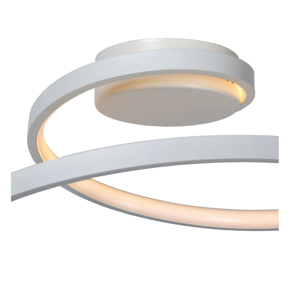 Plafoniera LED Maxence bianca moderna Lucide 24W 46cm