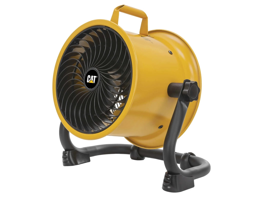 Caterpillar HVD-9AC Ventilatore a Pavimento Alta Velocità Ø23 cm, 60W, 4 Velocità, 27 m³/min, Pale in Alluminio, Orientabile, Montaggio a Parete, Compatto e Potente