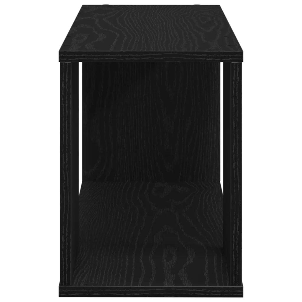 Set mobile TV 80 x 24 x 32 cm Rovere Nero Legno ingegnerizzato 862694