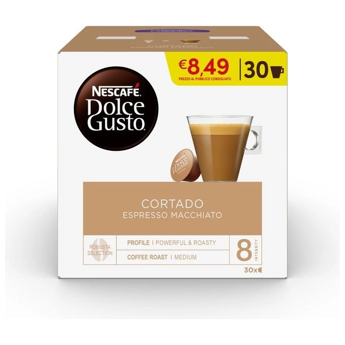 Nescafé Dolce Gusto Caffè Cortado Espresso Macchiato 30 Capsule