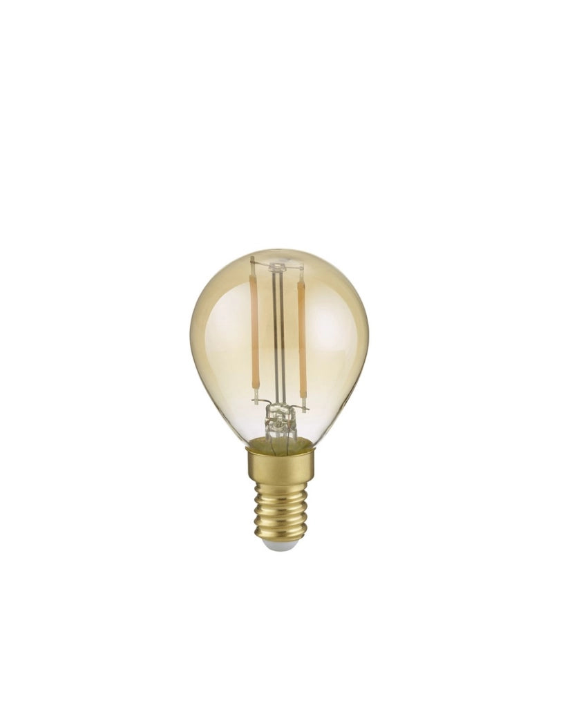 Lampadina LED E14 sfera ambra 4W 470 lm Trio