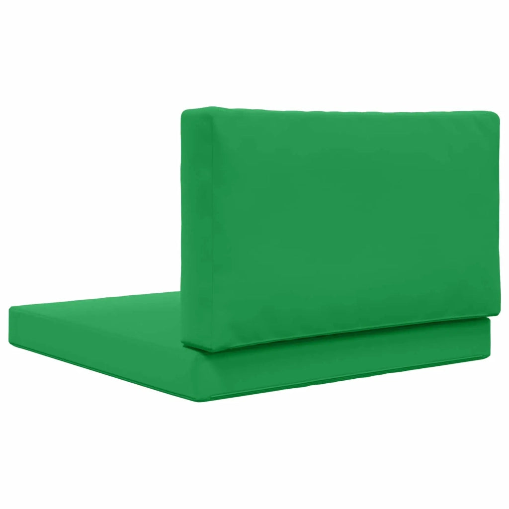Cuscino per divano da esterno 2 pz | Cuscini per sedie Verde Poliestere
