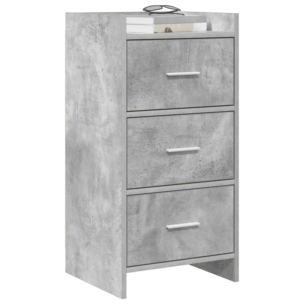 Credenza Grigio Cemento 40 x 36 x 80 cm Legno ingegnerizzato 8011062