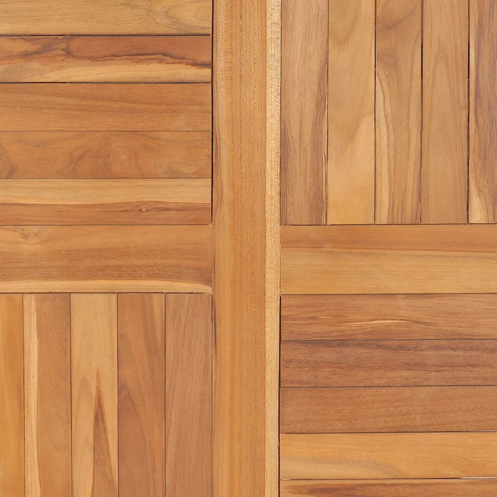 Piano Tavolo in Legno Massello di Teak Rotondo 2,5 cm 90 cm 48987