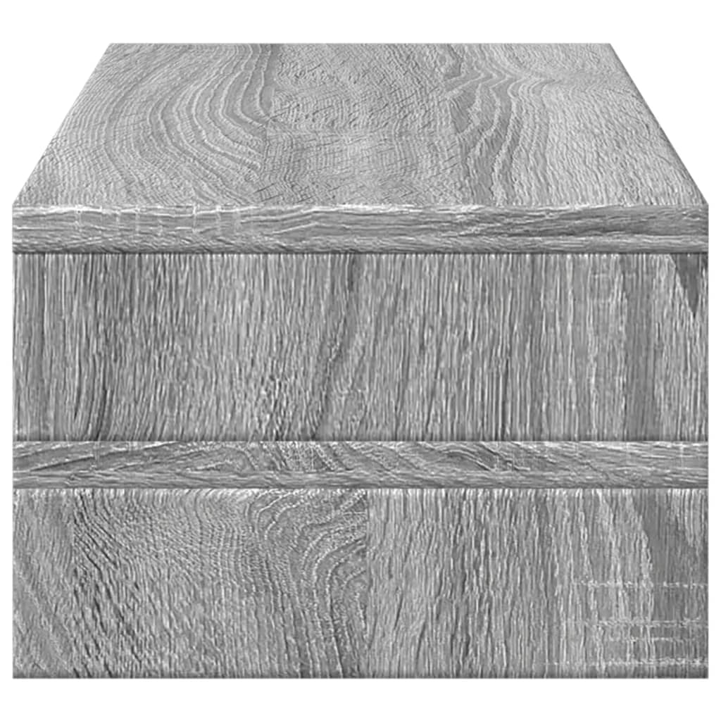 Supporto per monitor Sonoma scrivania/tavolo 54 x 22 x 15 cm legno ingegnerizzato grigio 02_0044998