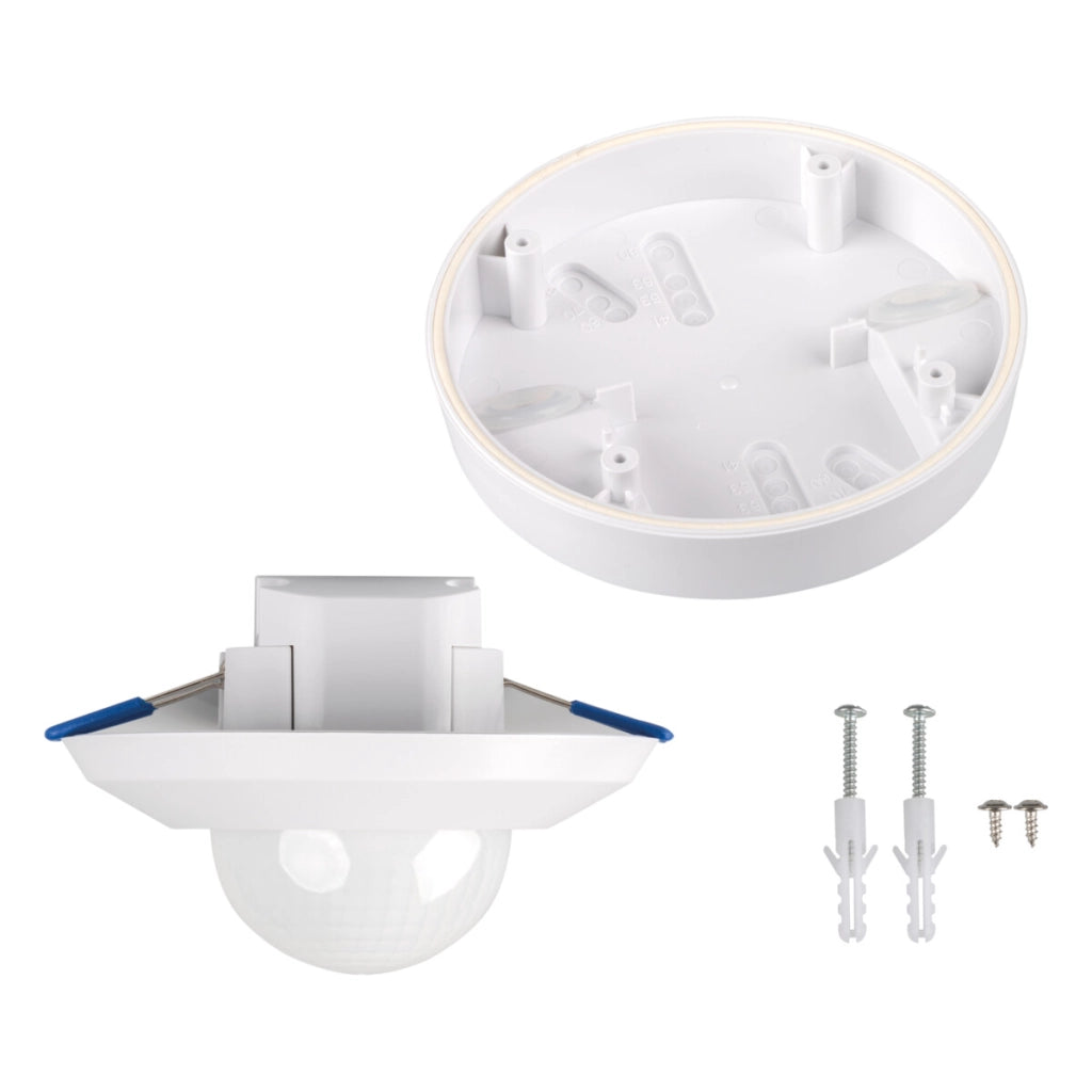 Kanlux sensore movimento PIR SENTO-O IP44 360° bianco